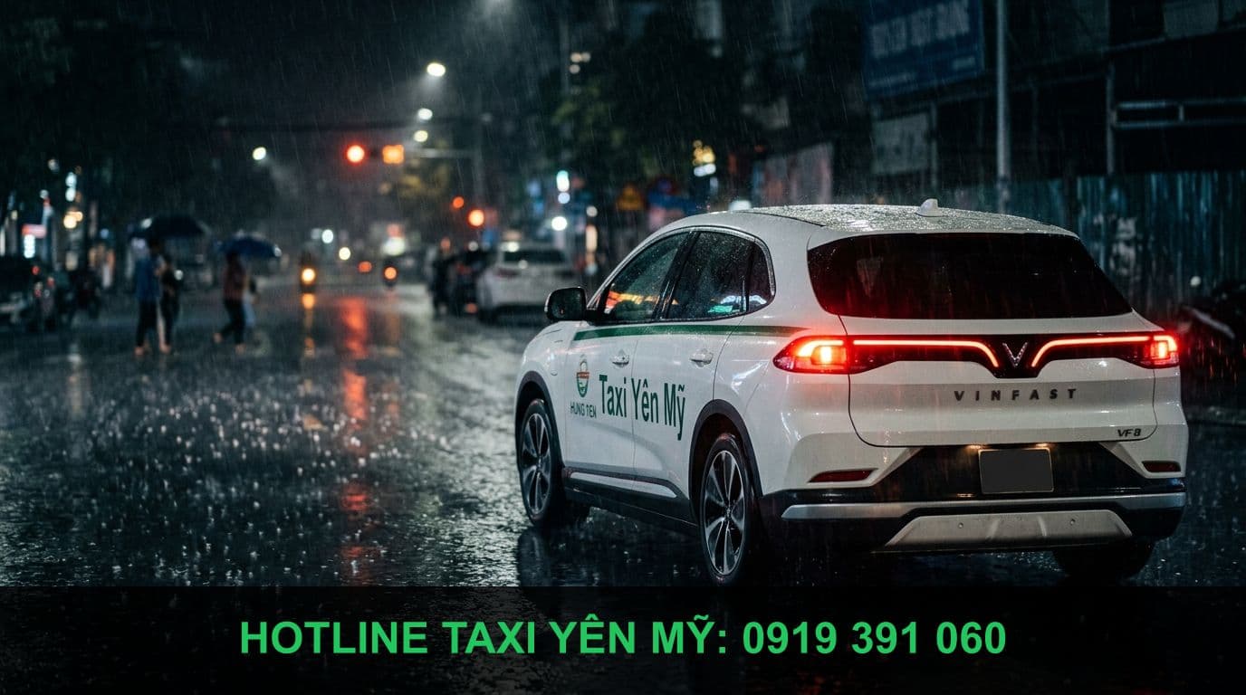 Taxi Yên Mỹ ban đêm